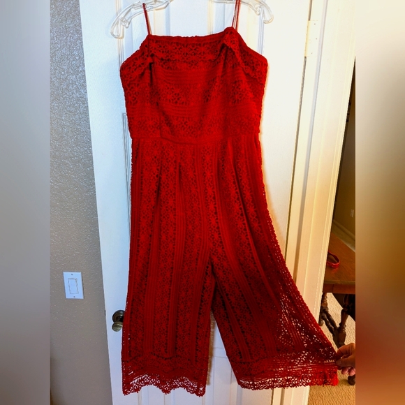 Anthro Greylin Crochet Flower Jumpsuit - Picture 3 of 6